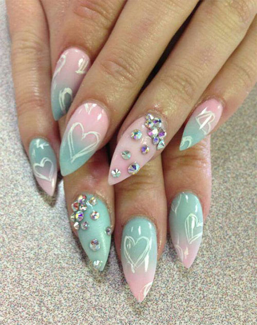 15 Easter Acrylic Nail Art Designs, Ideas & Stickers 2016 | Fabulous