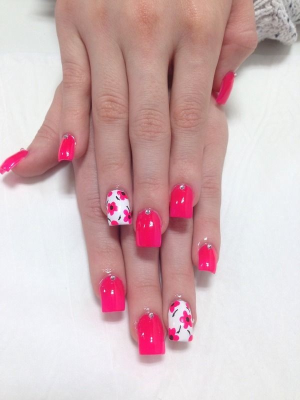50 Most Beautiful Pink And White Nails Designs Ideas You Wish To Try