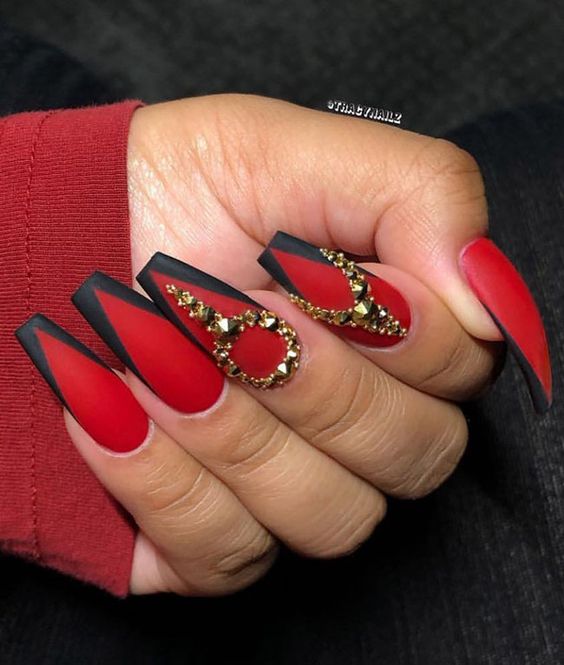 52 Luxury Coffin French Tip Nail Designs | Style VP | Page 30