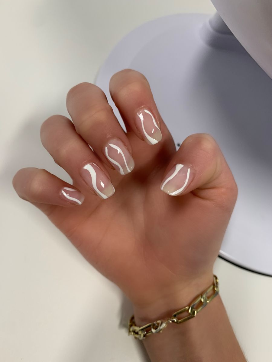 Abstract nail in 2021 | Nails, Swag nails, Lines on nails