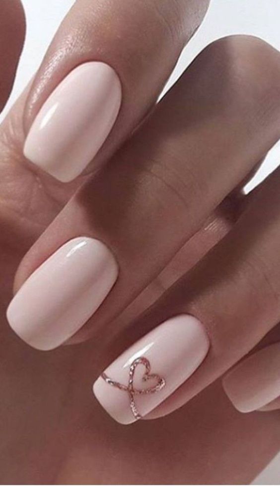 Easy DIY Valentines Nail Designs for Short Nails - Party Wowzy