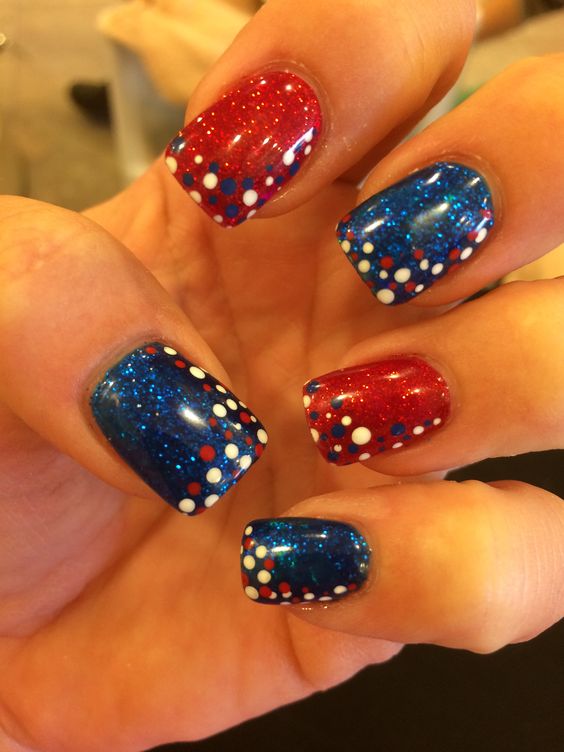26 Patriotic Nail Art Designs To Try At Your Fourth Of July Party